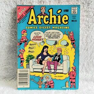 5/$20 1983 Archie Comics Digest Magazine No. 63!!